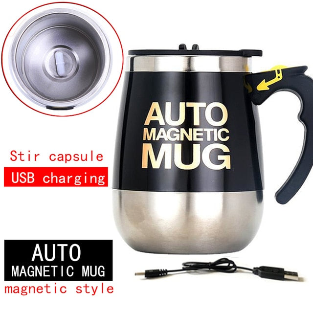 Self-Stirring Magnetic Mug