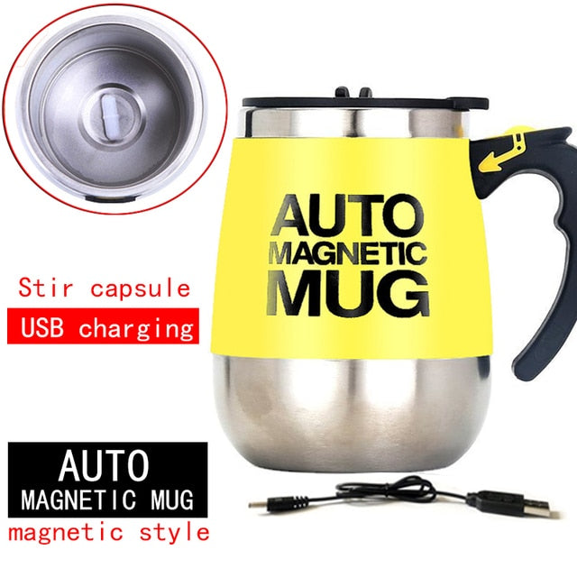 Self-Stirring Magnetic Mug