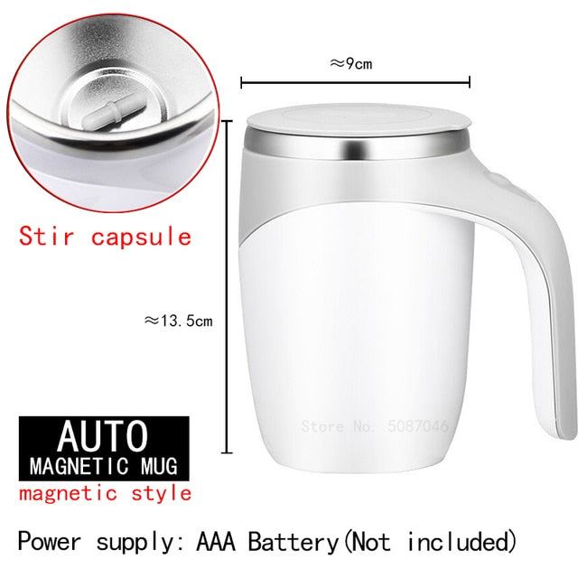 Self-Stirring Magnetic Mug