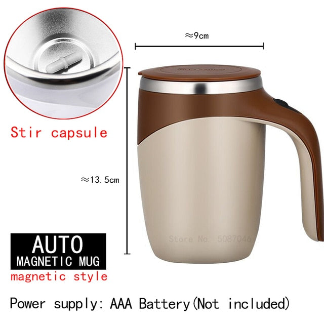 Self-Stirring Magnetic Mug