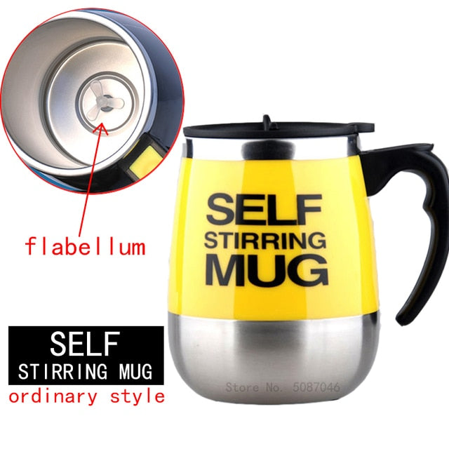 Self-Stirring Magnetic Mug