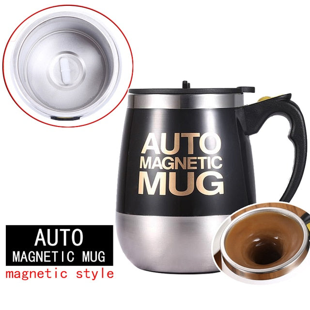 Self-Stirring Magnetic Mug