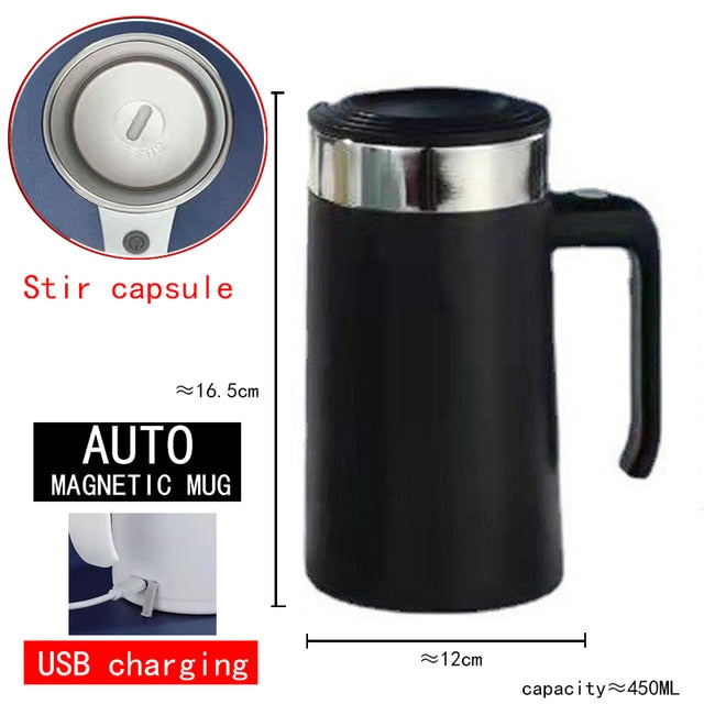 Self-Stirring Magnetic Mug