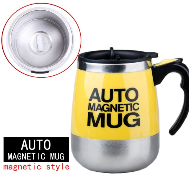 Self-Stirring Magnetic Mug