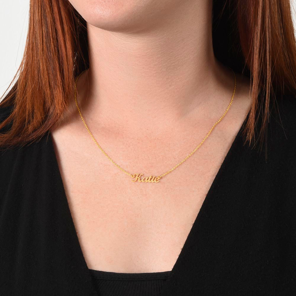 Signature Name Neckless