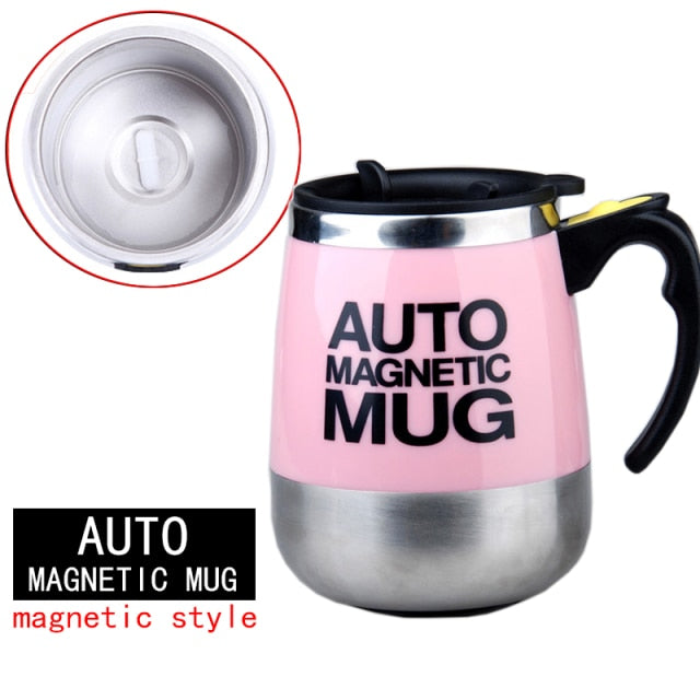 Self-Stirring Magnetic Mug