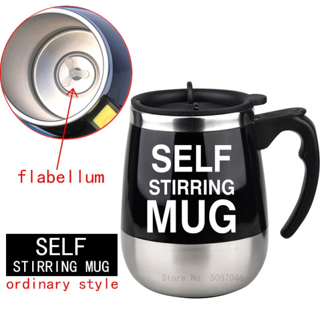 Self-Stirring Magnetic Mug