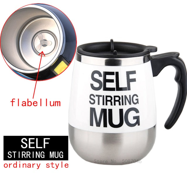 Self-Stirring Magnetic Mug