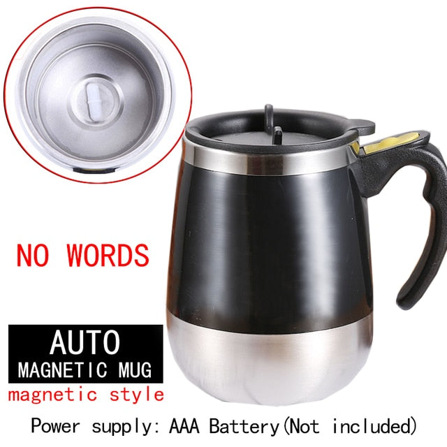 Self-Stirring Magnetic Mug