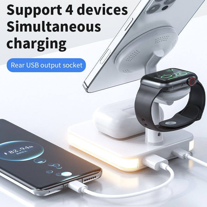 3 In 1 Magnetic Wireless Charger Stand