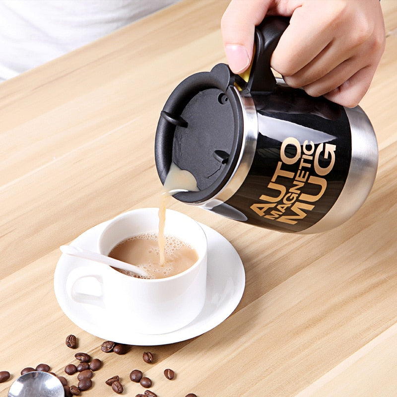 Self-Stirring Magnetic Mug