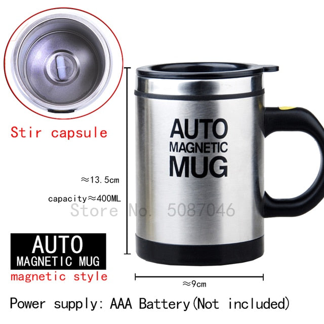 Self-Stirring Magnetic Mug